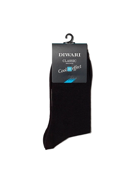 Носки мужские DIWARI CLASSIC COOL EFFECT р.27, 010 черный