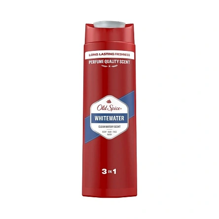 OLD SPICE Гель для душа + Шампунь Whitewater 400мл