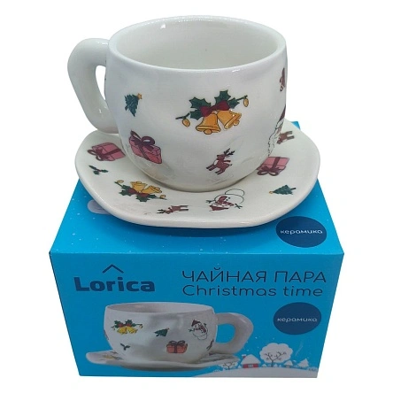 Чайная пара "Christmas time", LORICA, 380 мл (ML-3844)