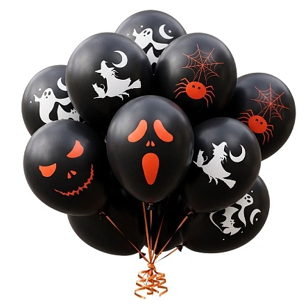 Набор шаров "Halloween-2", 10 шт., 12" 