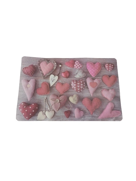 Салфетка сервировочная "Heart", 43*28 см, микс динайна