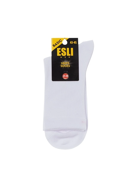 Носки мужские ESLI BASIC, р.25-27, 169 белый