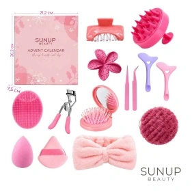 Подарочный адвент-календарь Sunup beauty "Glam Box" 12 предметов (X26050601)