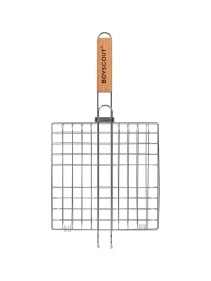 BOYSCOUT Решетка-гриль облегченная для туризма универсальная малая 43(+4)х23х23 см