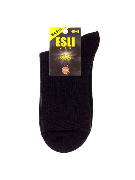 Носки мужские ESLI BASIC, р.25-27, 169 черный