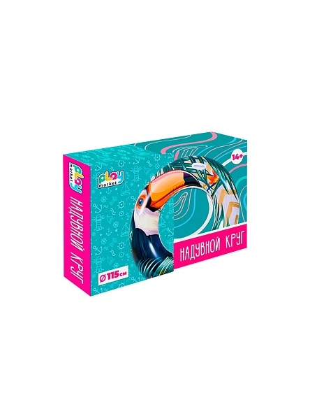 Круг для плавания надувной "Play Market" Тукан, ПВХ, 115см