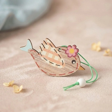 Декор пасхальный "Птичка", 8*5 см 