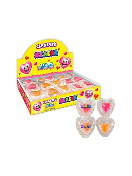 Десерт желеобразный Желеха (Сердечко) 19г