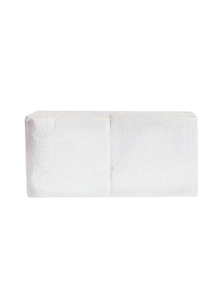 Салфетки бумажные неокрашенные Veta Double White eco 200 шт в упаковке, 100% целлюлоза