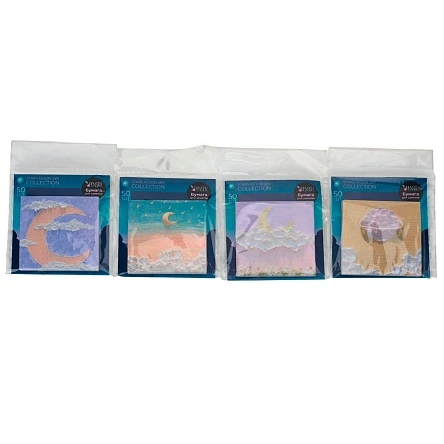 Бумага для заметок "Stars, moon, sky", 50 шт, 7*7 см (PX0914)