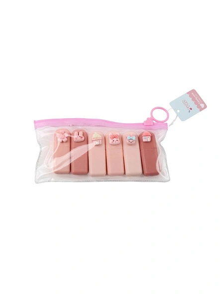 Набор маркеров  "Candy Pink", 6 шт, 6 цветов (IRE25072827)
