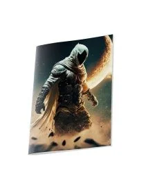 Тетрадь общая (скоба), ф.170х205мм, клетка, 48л., 4+0, Глиттерный лак серия Space