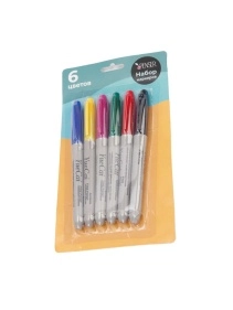Набор маркеров перманентных, 6 цветов