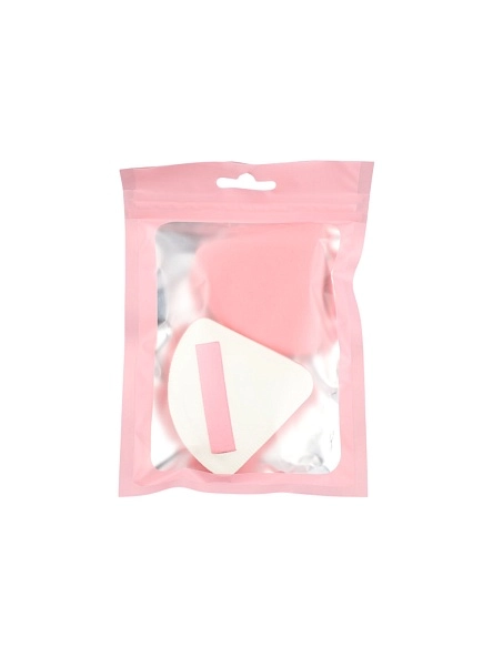 Пуховка  для макияжа с держателем "Candy Pink", 2 шт. (KRE25613203)