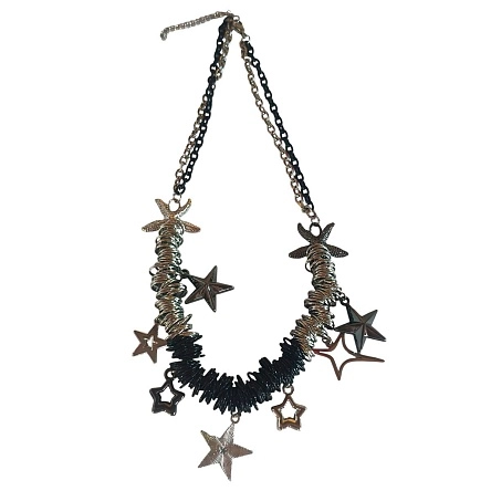 Колье "Stars, moon, sky", Sunup beauty, 44+5 см (ML-3023)