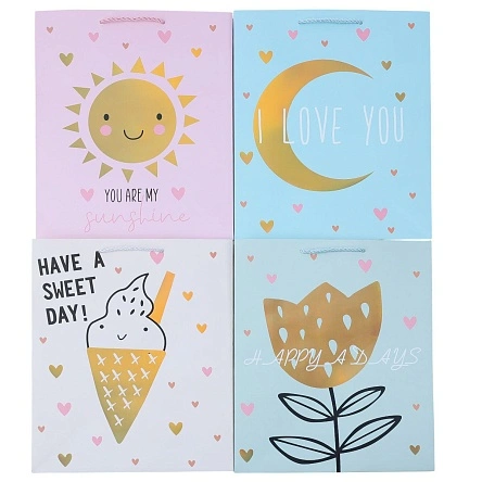 Пакет подарочный "Happy bag", Fun Party, 26*32*10 см (MO-503)