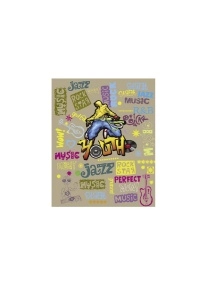 Тетрадь для записей "Music" клетка, 48л.