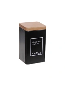 Банка для сыпучих, квадратная, "Tea& Coffee& Sugar", 9*6*16 см (ML-1233)