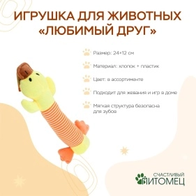 Игрушка для животных "Любимый друг", 24*12 см (PZ081)