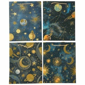 Пакет подарочный"Stars, Moon, Sky", ТМ Fun Party, 26*32*10 см (XNYS-046)
