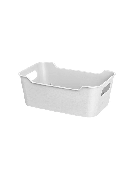 Корзинка универсальная "Mango" 4,1л. 290х180х105мм (белый)