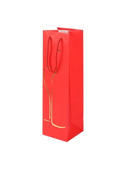 Пакет подарочный для вина "Несу праздник!", 11*38*11 см