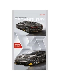 БЛОКНОТ А6 24л. в асс-те, на скрепке, цвет.мелов.обл, блок-офсет ПХ, Б24-7338