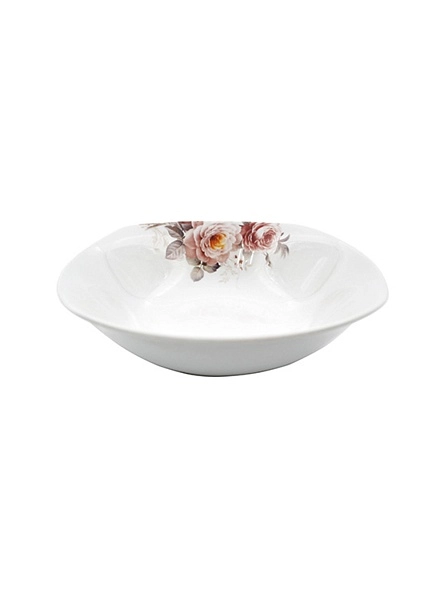 Салатник "Чайные розы" 15 см.  ск6-17-023 квадрат.