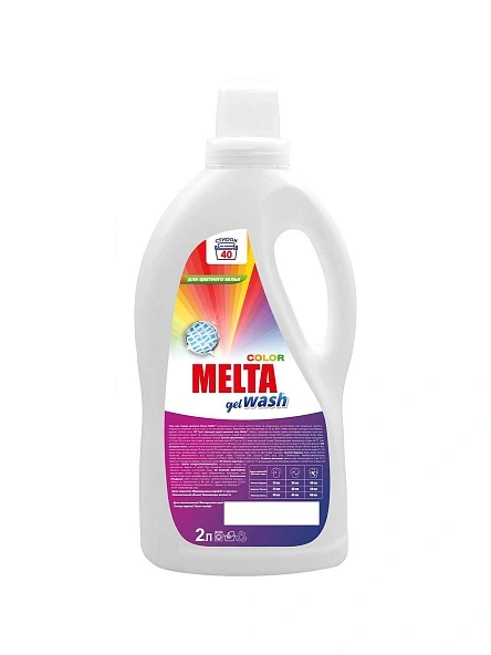 Гель для стирки Melta для цветного белья, 2000 мл