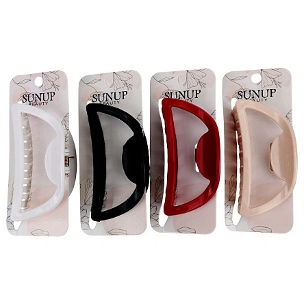 Заколка-краб для волос гнущаяся Sunup beauty, 10 см (PZ306-1)