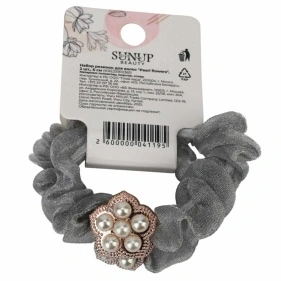 Набор резинок для волос "Pearl flowers", 2 шт., 6 см (KRE25910361)