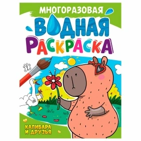 МНОГОРАЗОВАЯ ВОДНАЯ РАСКРАСКА А4. в асс.
