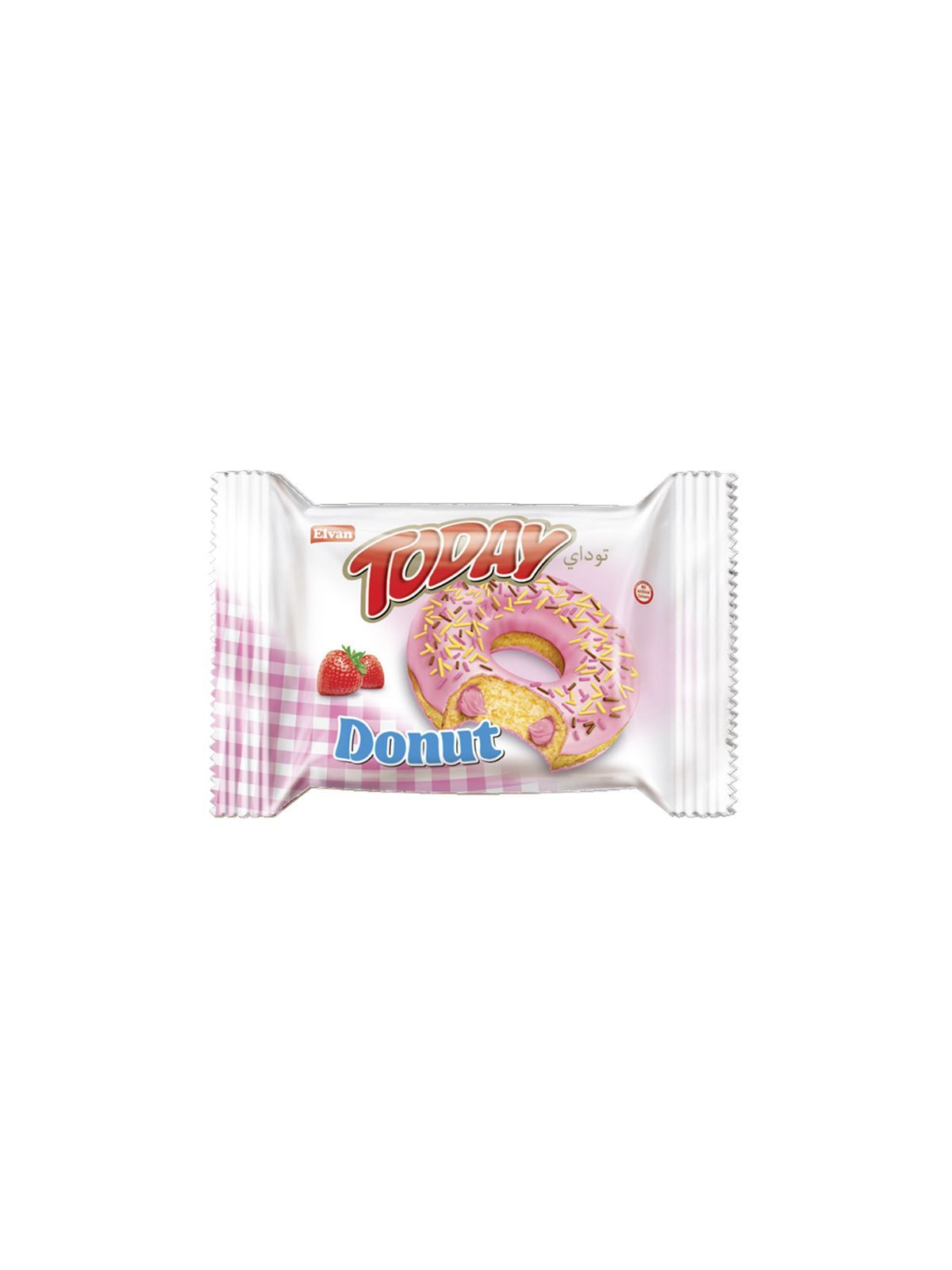 Пирожное бисквитное  DONUT TODAY STRAWBERRY (клубника) 50г