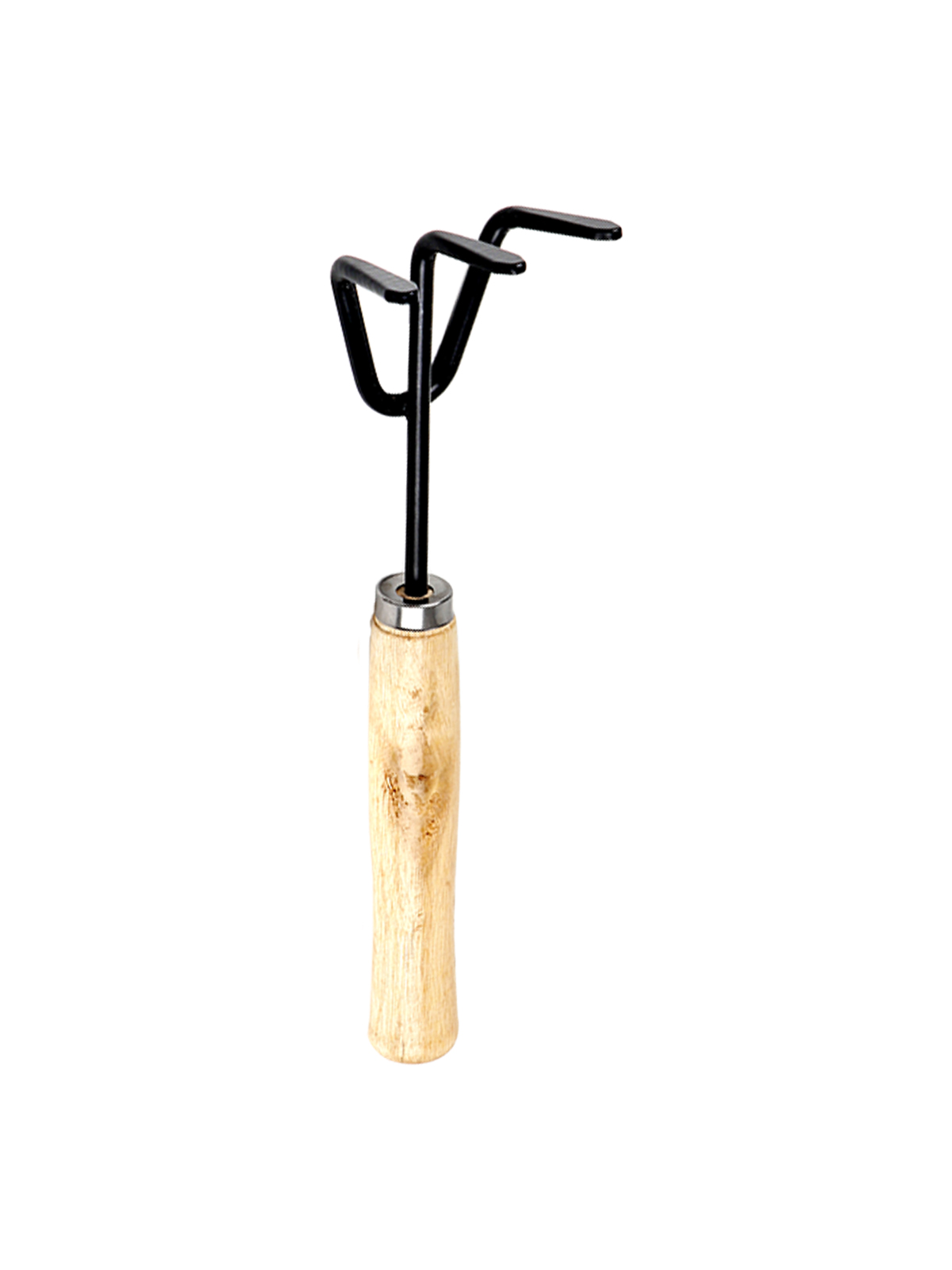 Рыхлитель садовый с деревянной ручкой, 20 см