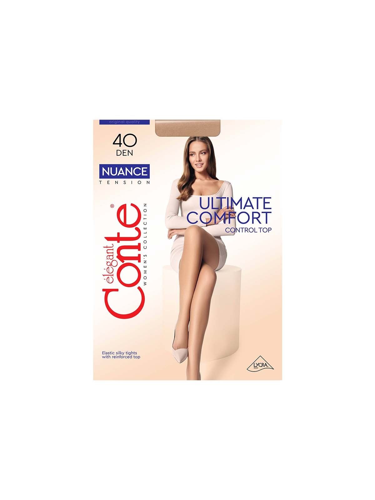 Колготки женские CONTE ELEGANT NUANCE 40, р.3, nero