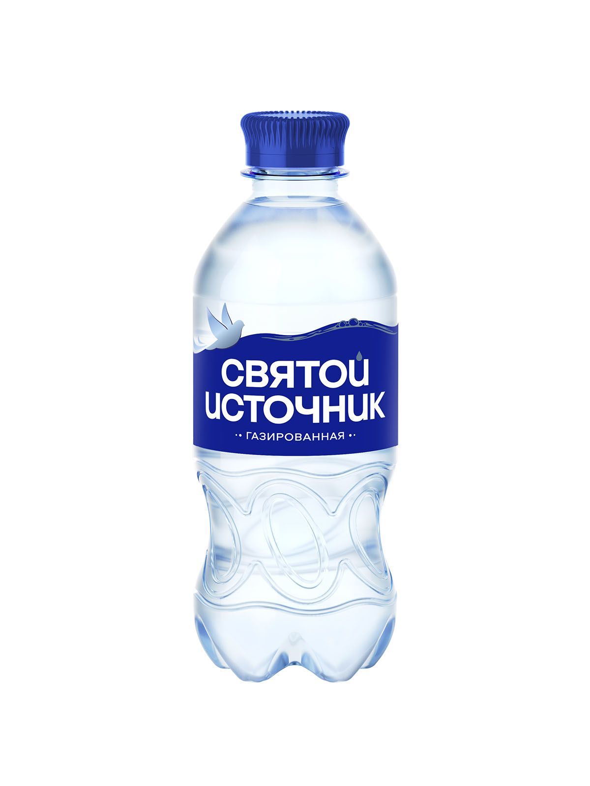 Вода питьевая газированная «Святой Источник», 0.33 л ПЭТ