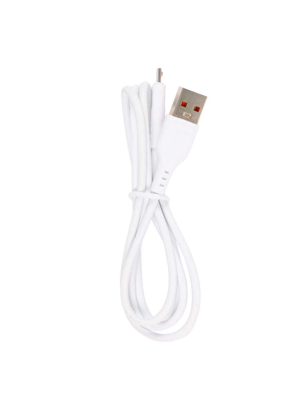 Кабель для зарядки, белый, MICRO USB, 1.0М, 2.4А