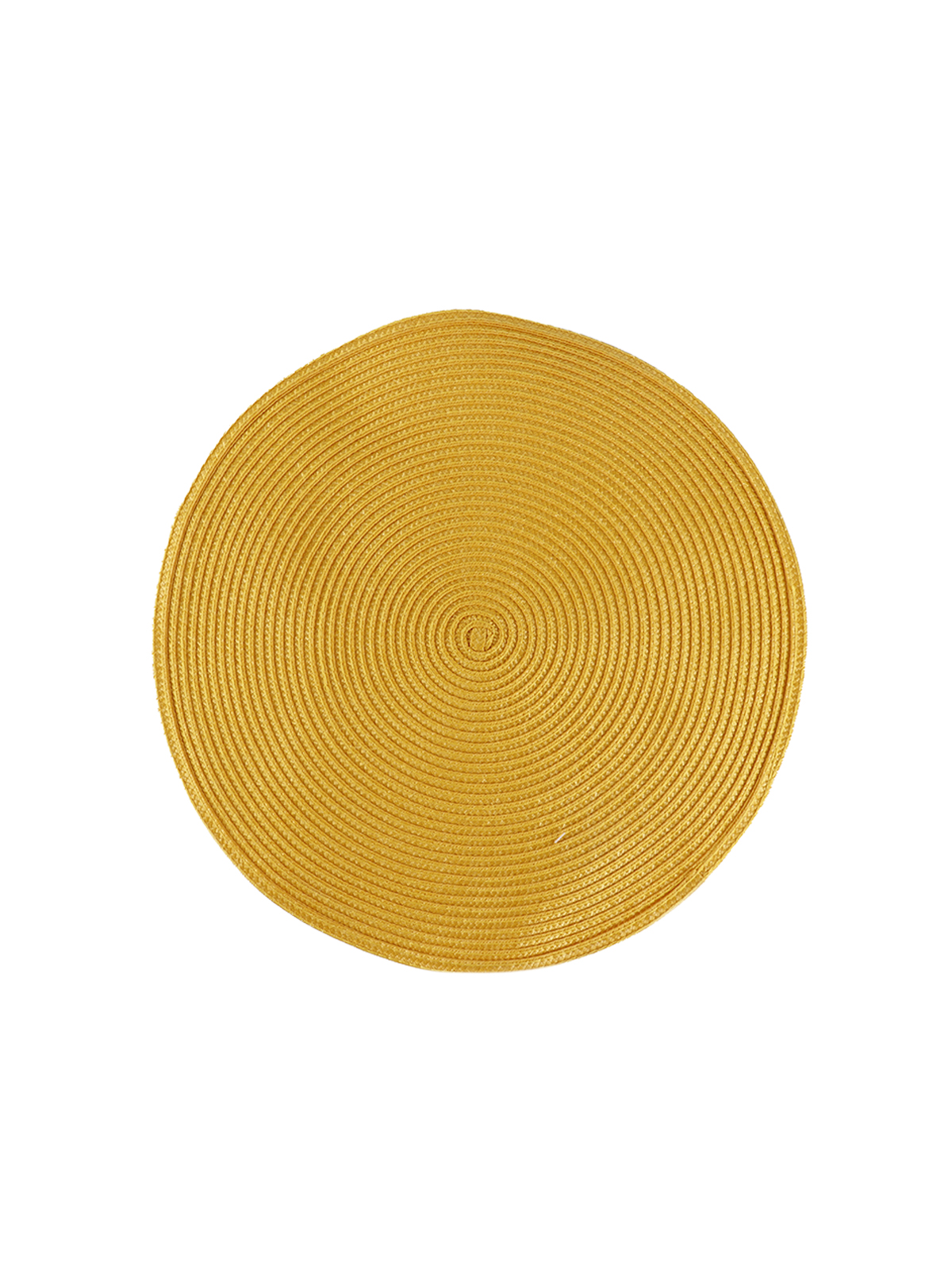Салфетка плетеная круглая, d=37,5 см, пластик (TB003)