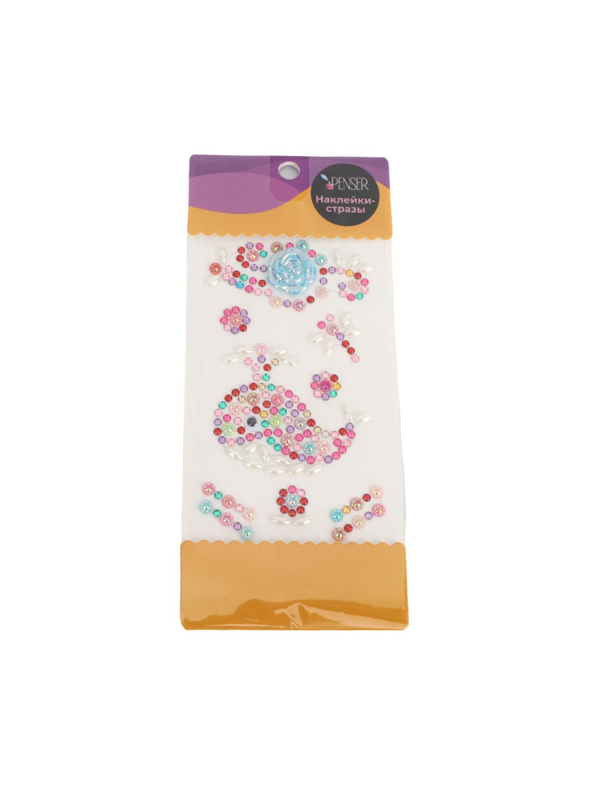 Наклейки-стразы декоративные, 12,5*7,5 cм (PK443)