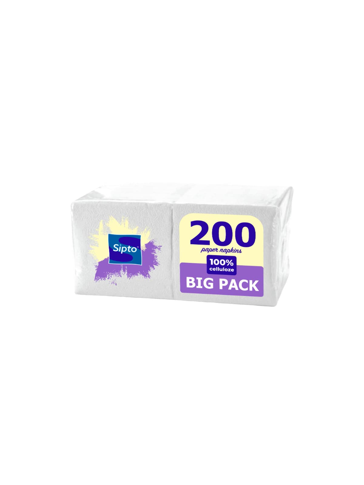 Салфетки бумажные «Sipto Big Pack» бел. 200л.