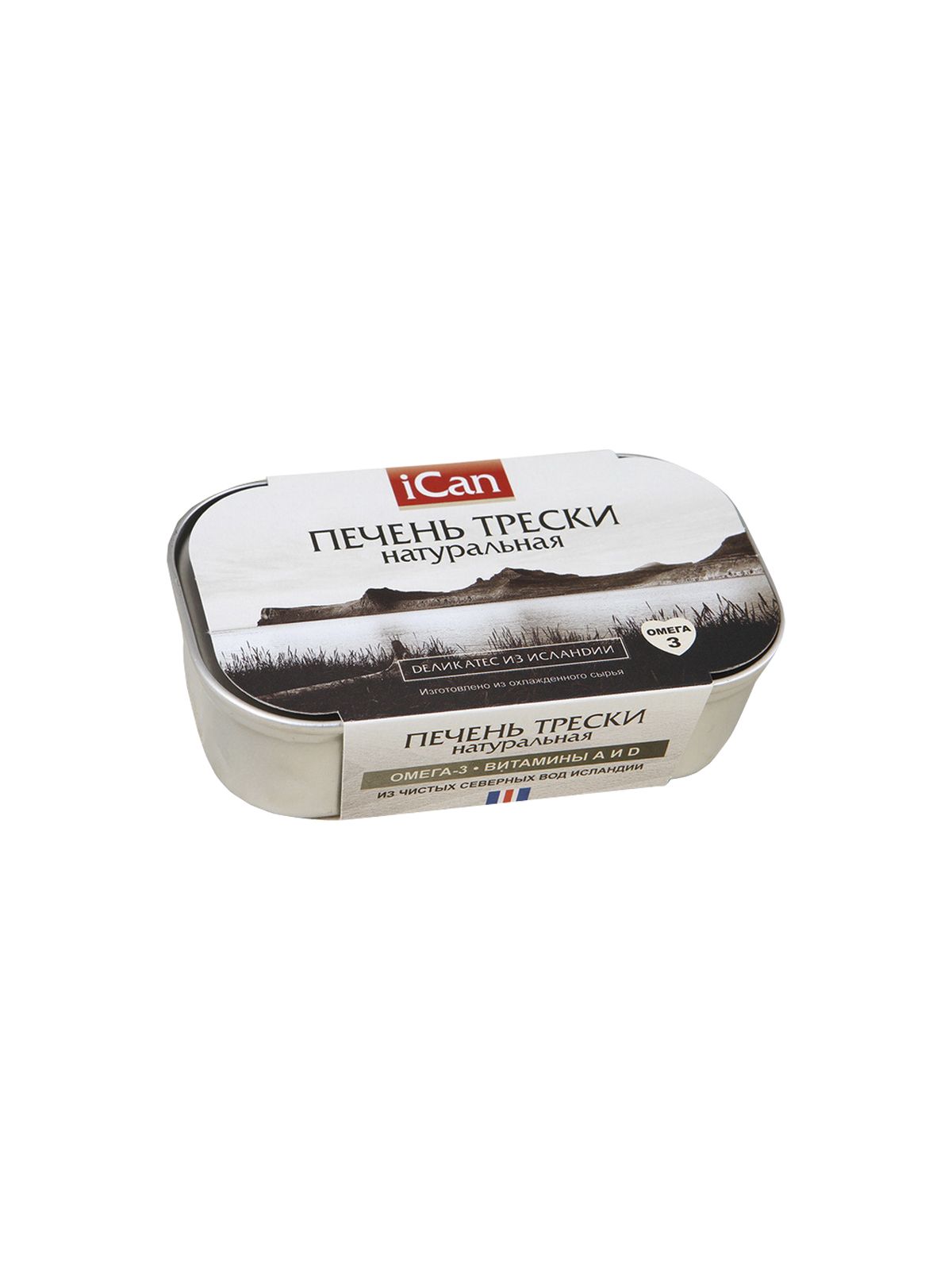 Печень трески натуральная ТМ "ICAN" 115 г
