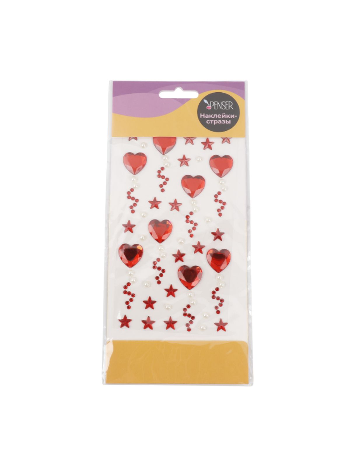 Наклейки-стразы декоративные, 15*9,5 cм (PK450)