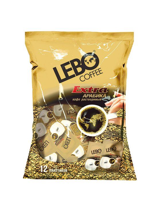 Кофе растворимый LEBO EXTRA 12*2 г (пакет)