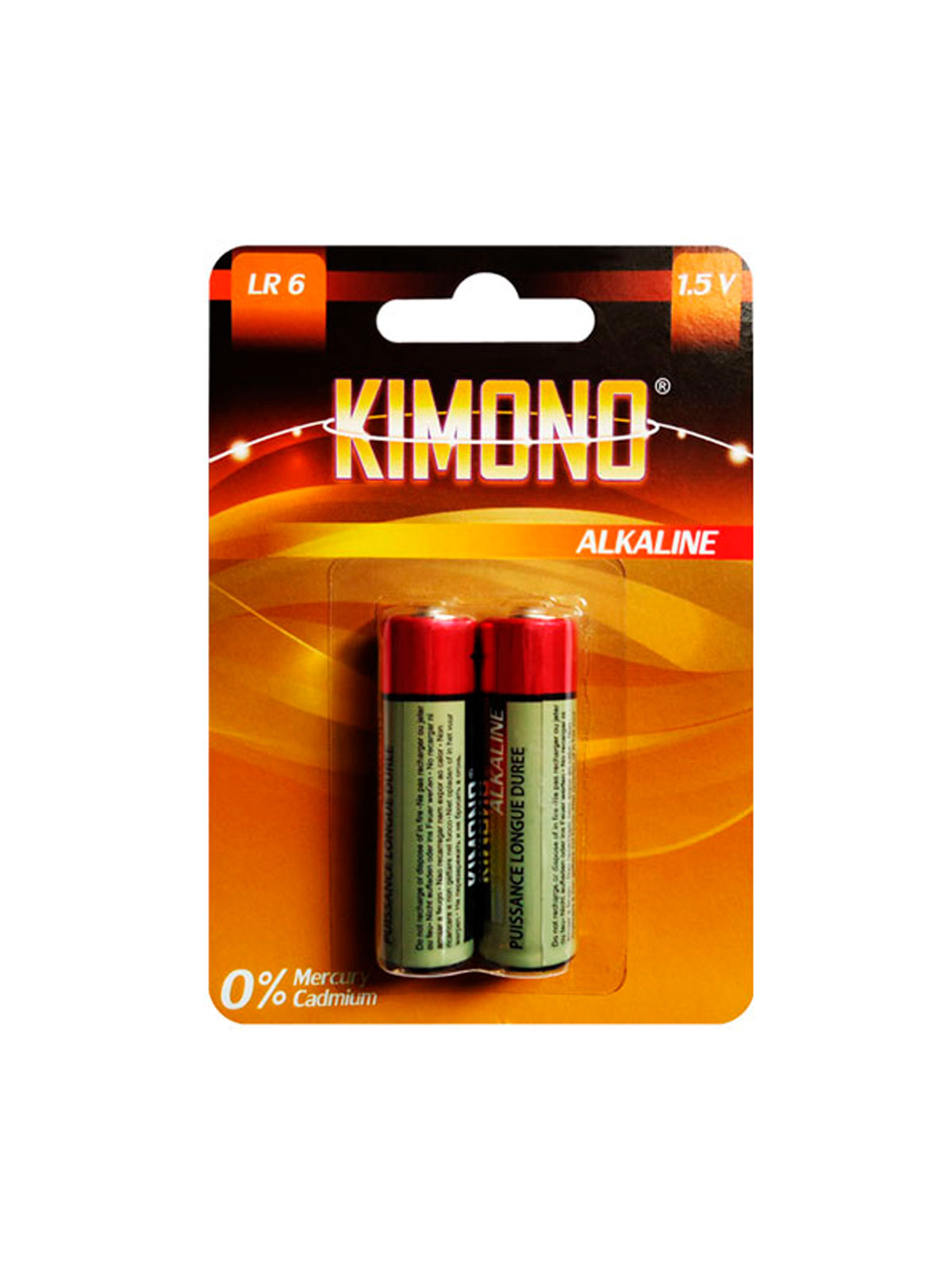 Элемент питания Kimono Alkaline LR03/BL2 ААА (Micro) 1,5В 2шт