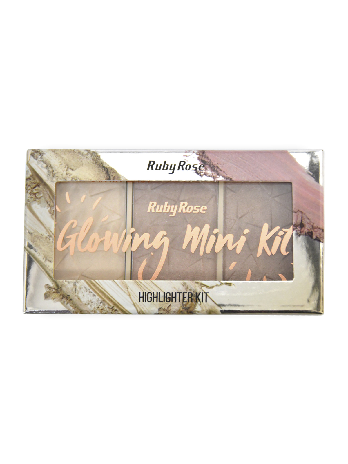 Палетка хайлайтеров Glowing Mini Kit RUBY ROSE