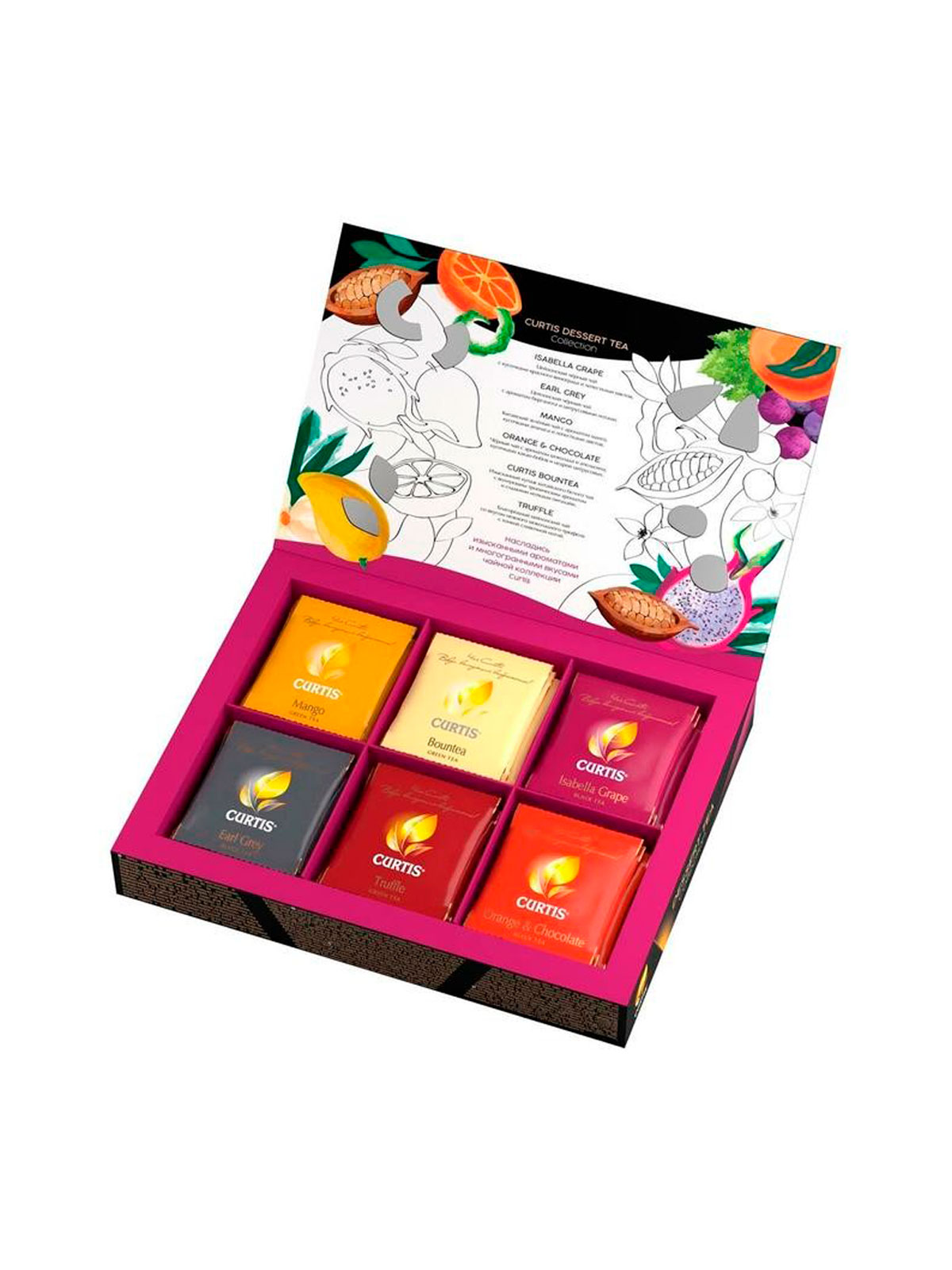 Чай Curtis ассорти "Dessert Tea Collection", 30 пак.