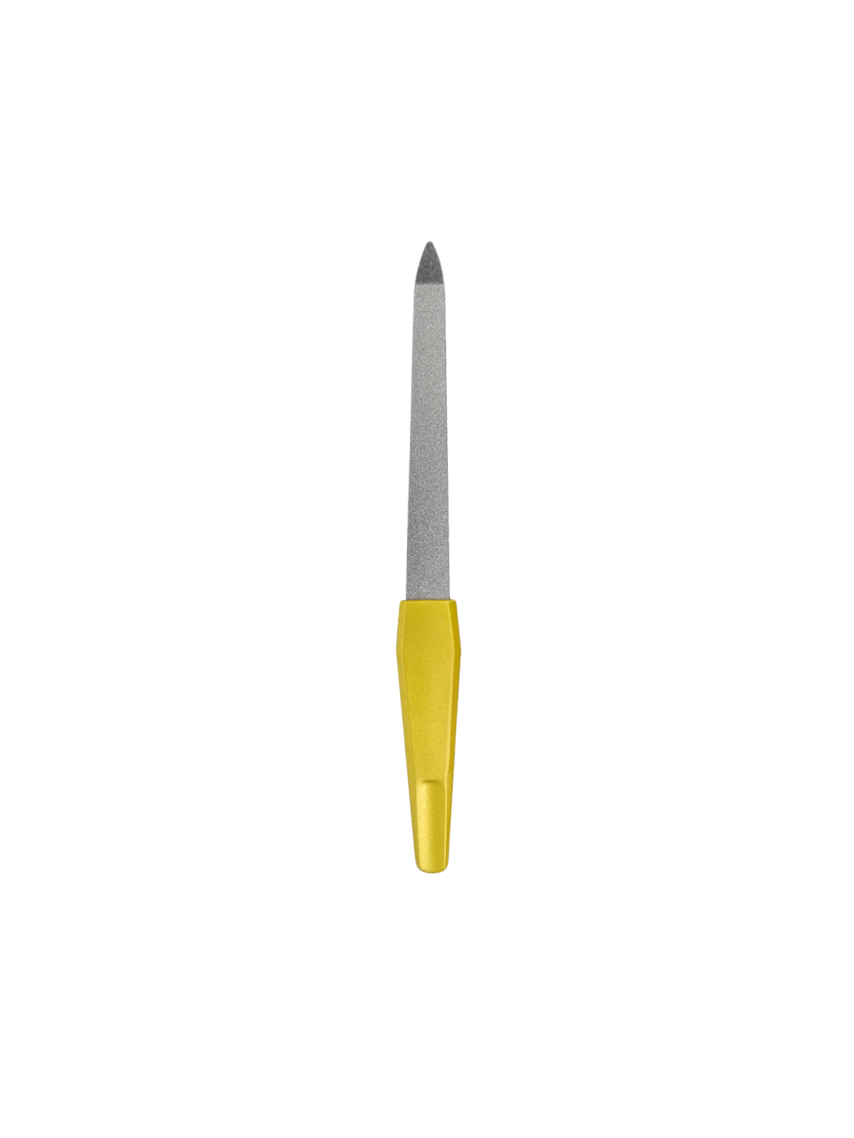 Пилка для ногтей металлическая на блистере "Ультрамарин", цвет ручки золото, цвет пилки серебро,15,5