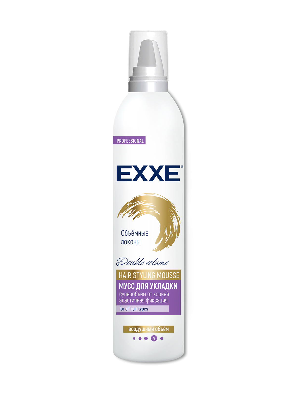 Мусс для укладки волос «Объёмные локоны» EXXE , 250 мл