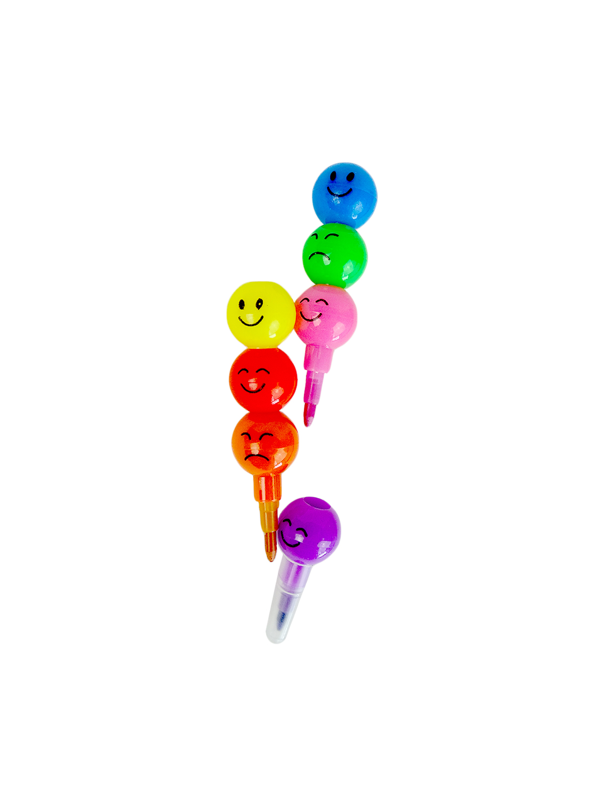 Мини-карандаши "Эмоджи", мультиколор, 7 цветов