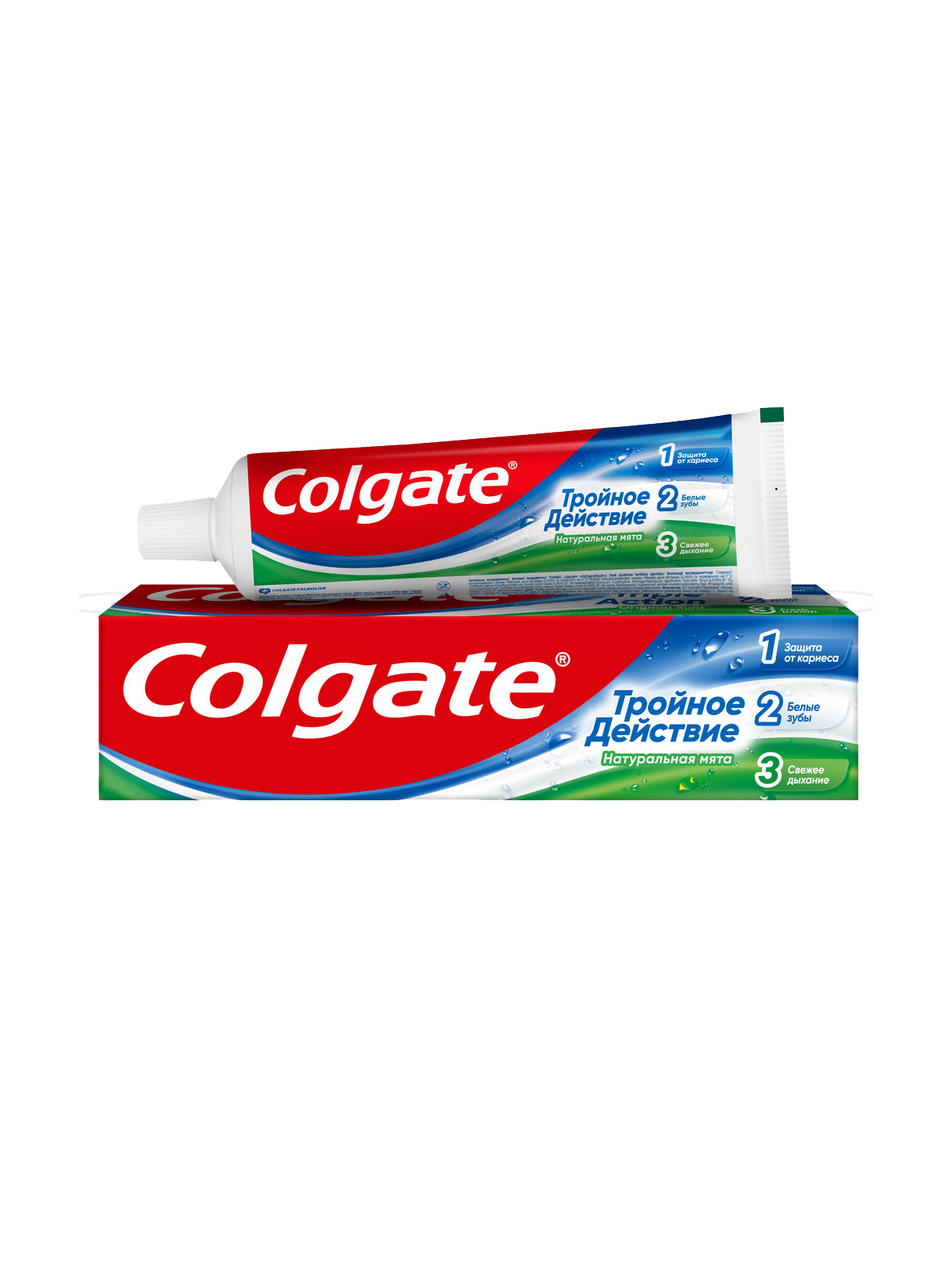 Зубная паста Colgate Тройное действие Натуральная мята 100мл